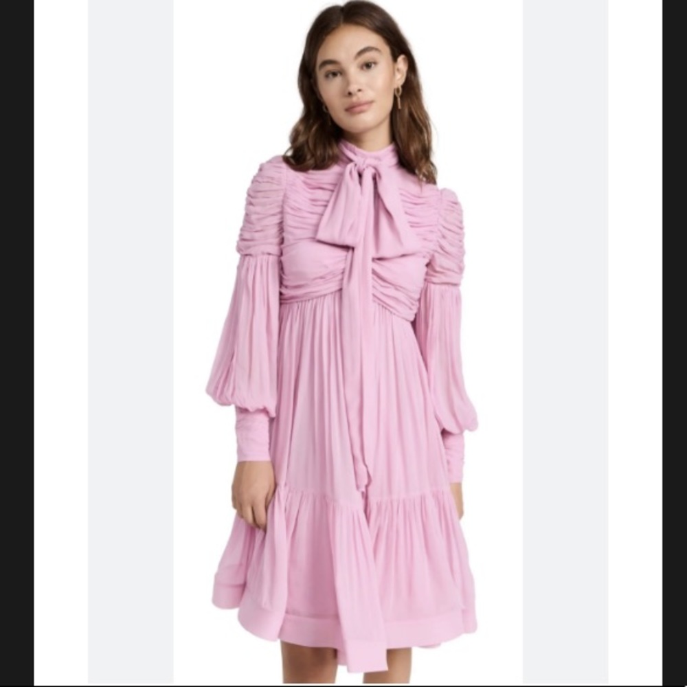 Brand New- Zimmerman Celestial Rouched Mini Dress